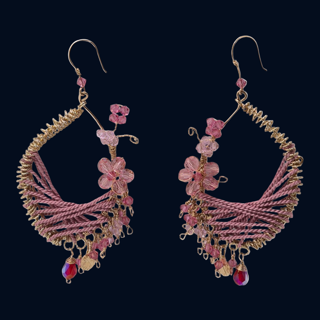 Pink Bloom Earrings