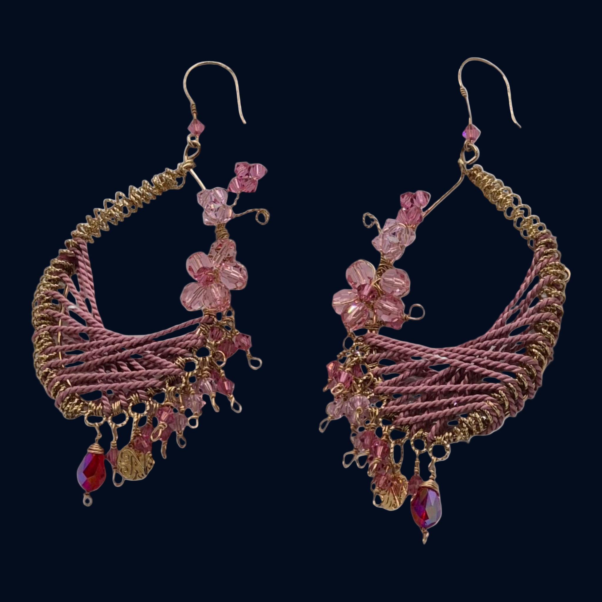 Pink Bloom Earrings