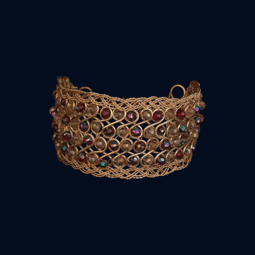 Crimson Glow Cuff