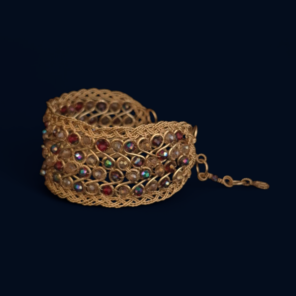 Crimson Glow Cuff