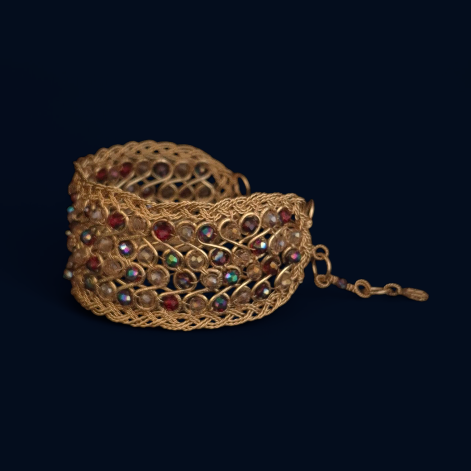 Crimson Glow Cuff
