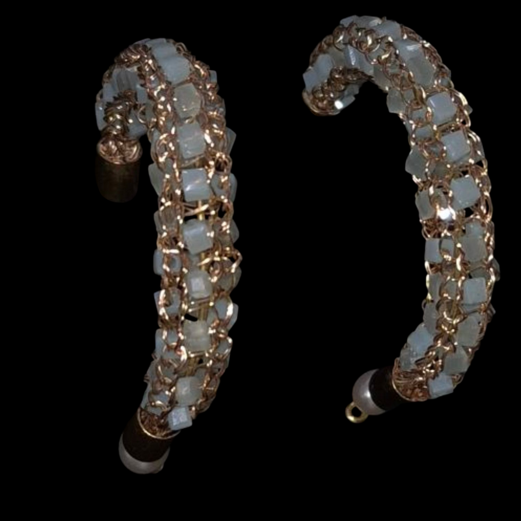 The Lunar Halo  Maxi Hoops: A Statement of Luxury and Purity