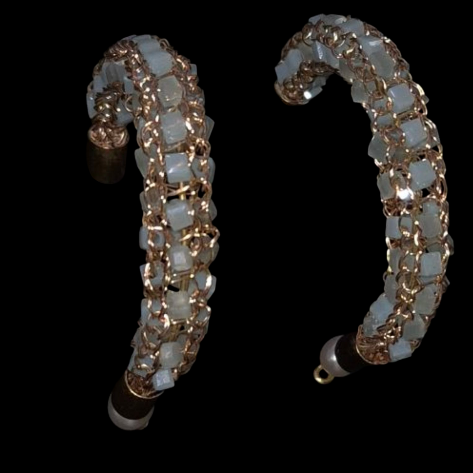 The Lunar Halo  Maxi Hoops: A Statement of Luxury and Purity