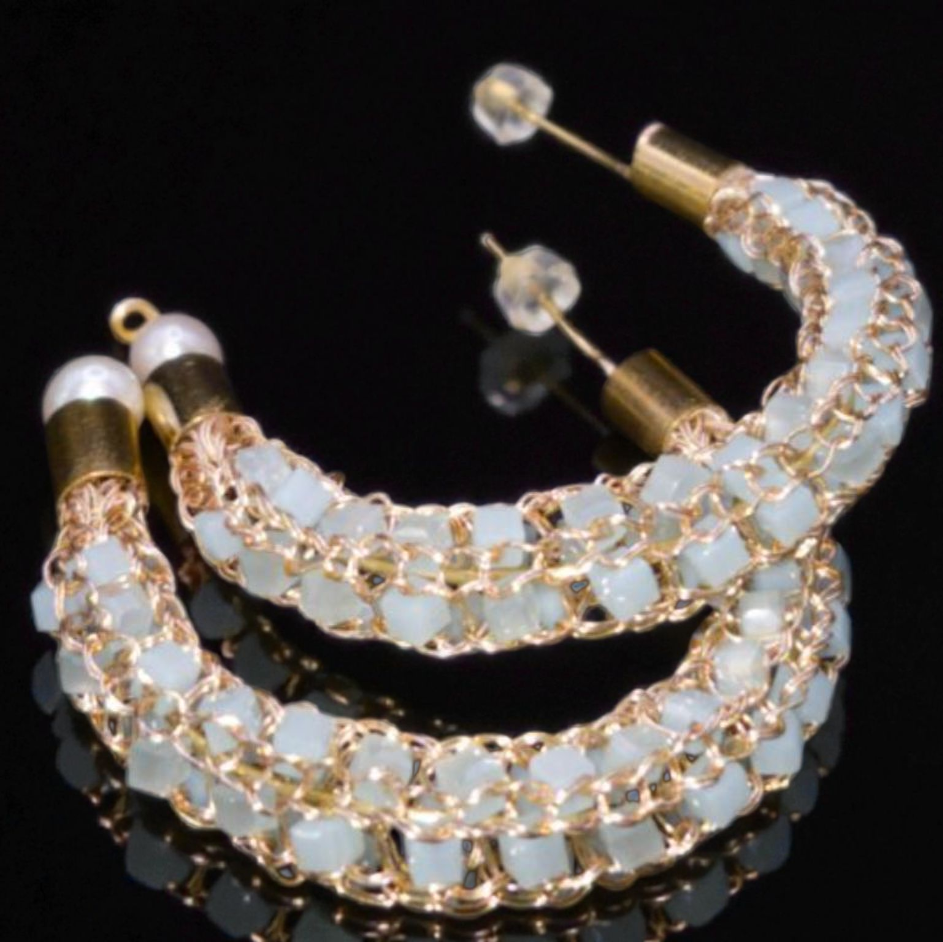 The Lunar Halo  Maxi Hoops: A Statement of Luxury and Purity